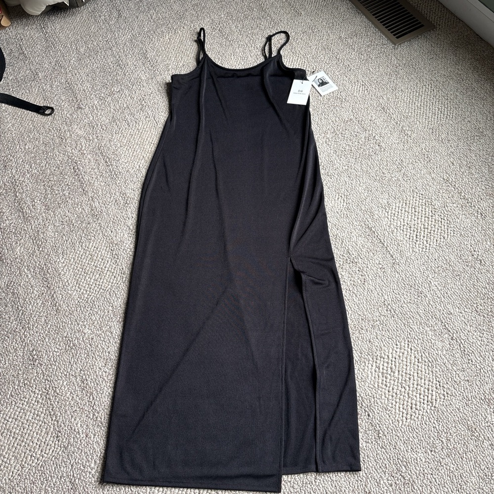 Something Navy Black Maxi Dress